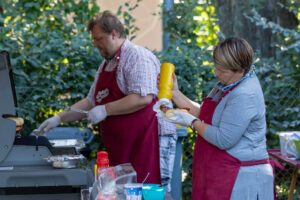 Grillmaster at work