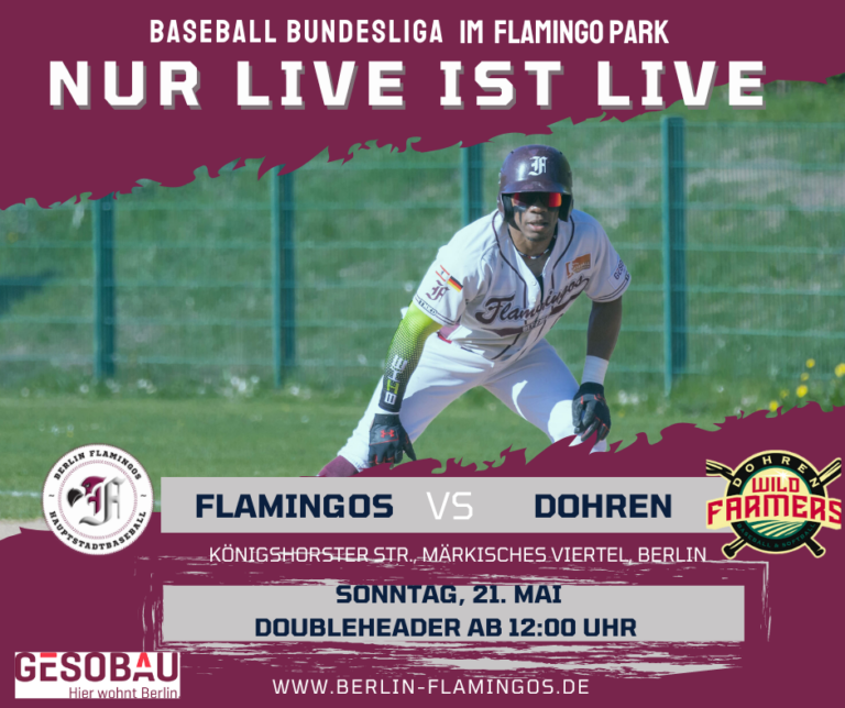 Update – Doubleheader am 21.05.