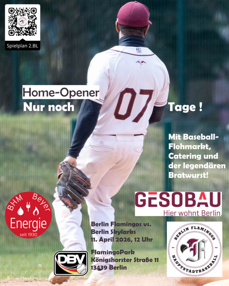 Nur noch 7 Tage bis zum Home-Opener!